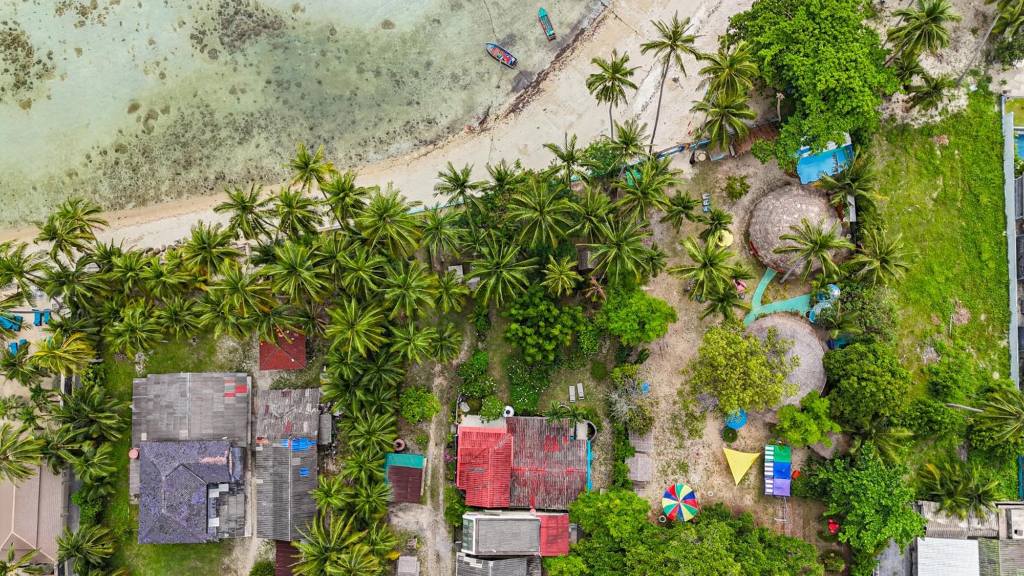 The Wooden Beach House 3Br - Sunset Beach Garden Taling Ngam Beach Exteriör bild