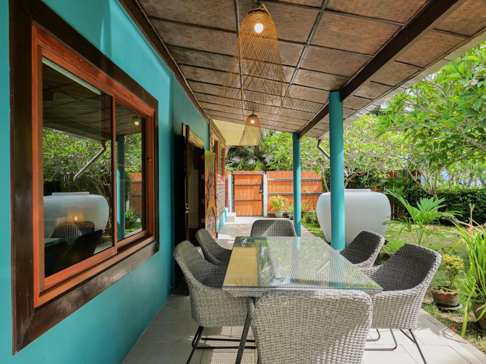 The Wooden Beach House 3Br - Sunset Beach Garden Taling Ngam Beach Exteriör bild